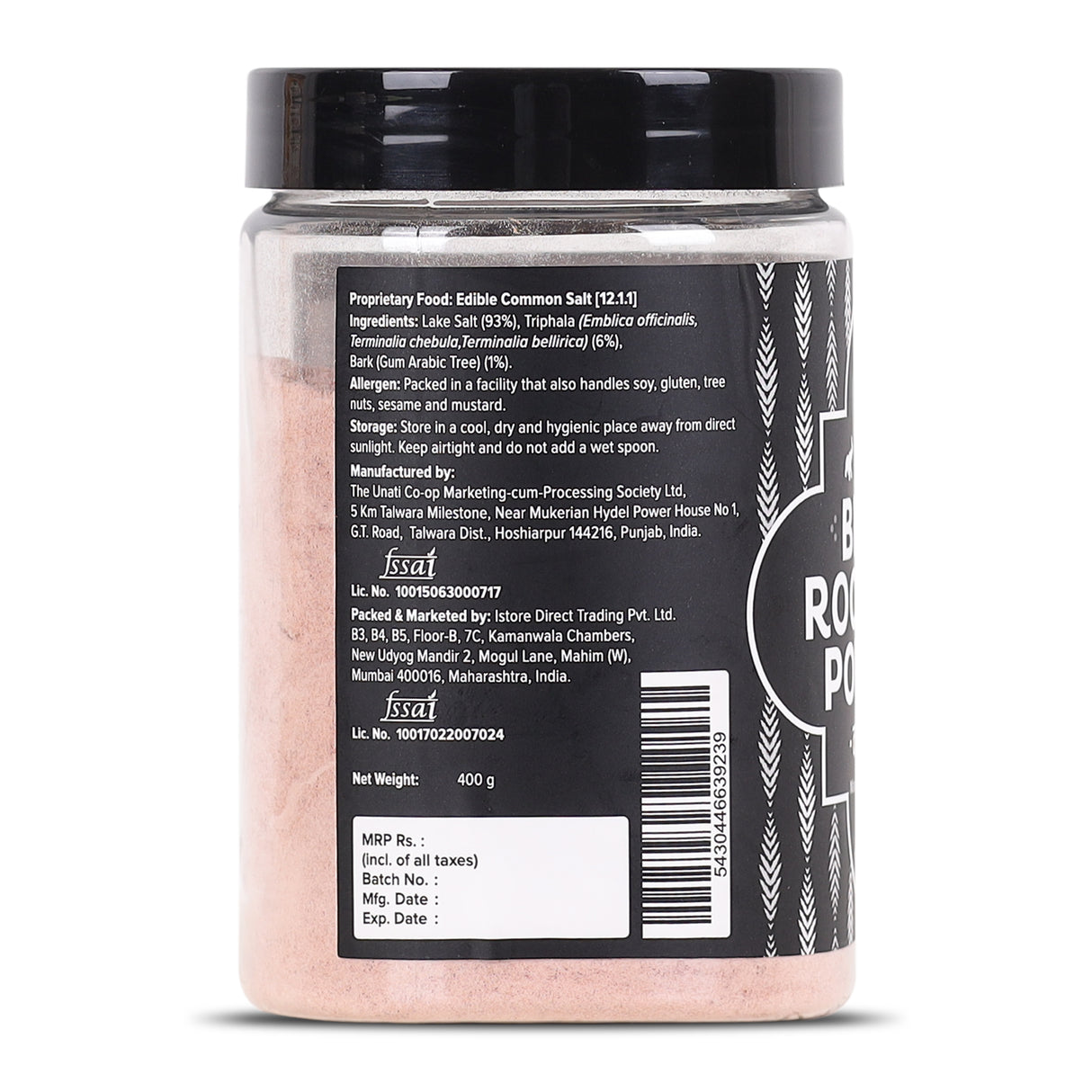 Urban Platter Black Salt, 400g [Kala Namak | With Goodness of Triphala | Tradition in a pinch]