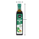 Urban Platter Virgin Avocado Oil, 500ml (Cold Pressed | High Smoke Point | 70% MUFA)