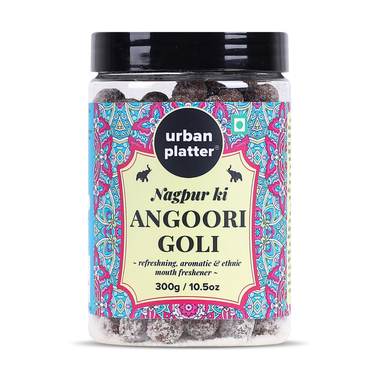 Urban Platter Nagpur ki Angoori Goli Mukhwas, 300g [Mouth Freshener, Digestive, After-Meal Snack]
