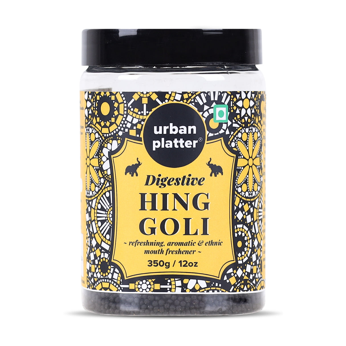 Urban Platter Digestive Hing Goli Mukhwas, 350g / 12.34oz [Mouth Freshener, After-Meal Snack]