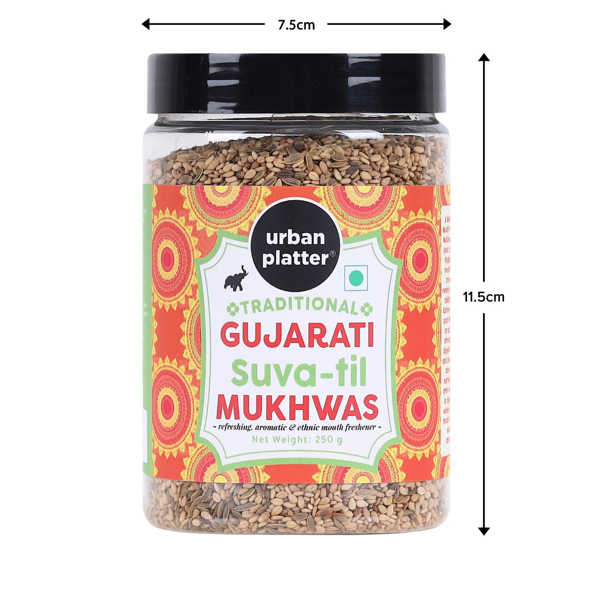 Urban Platter Traditional Gujarati Suva-till Mukhwas, 250g (Mouth Freshener | Digestive | After-Meal Snack | Rich in Fibre)