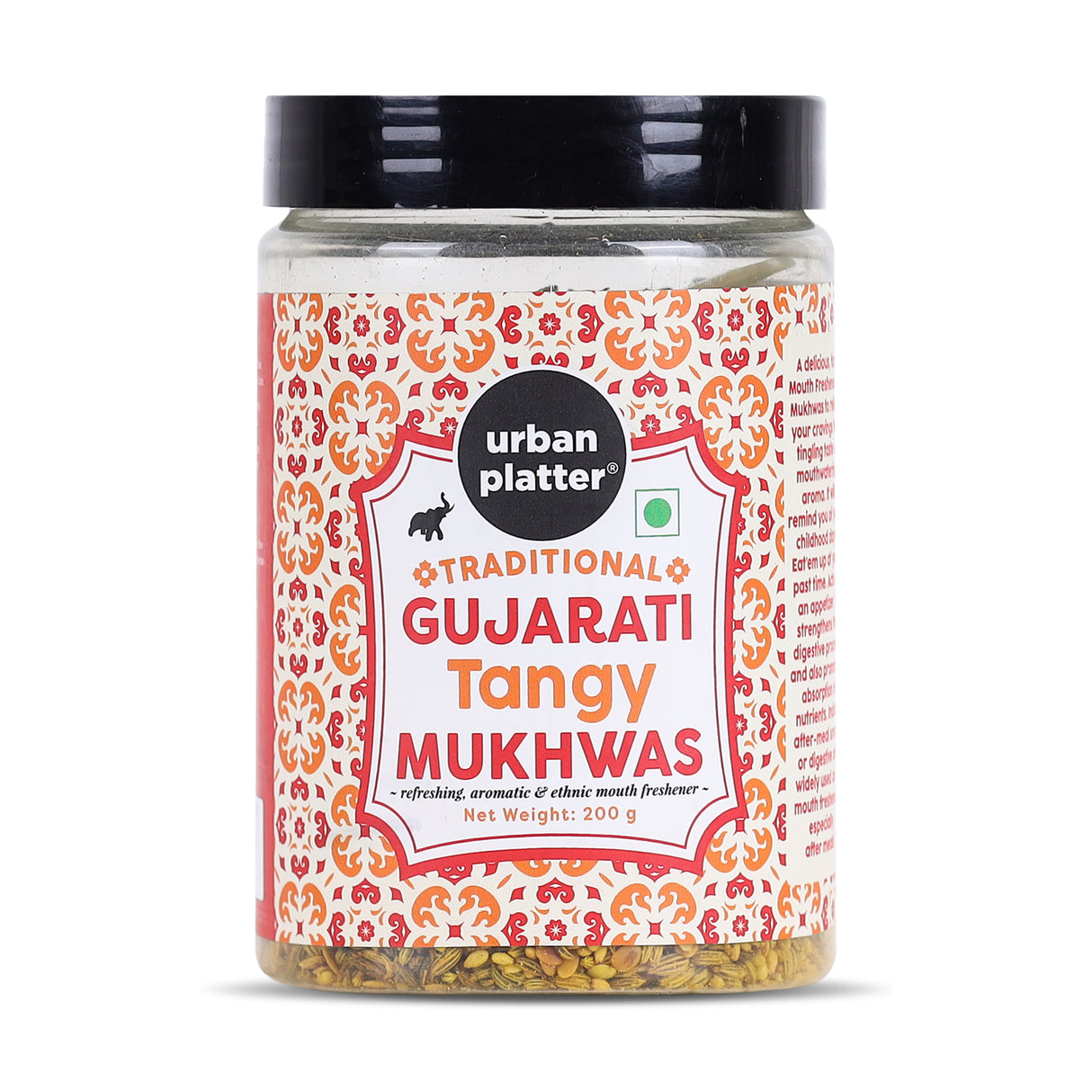 Urban Platter Traditional Gujarati Tangy Mukhwas, 200g (Mouth Freshener | Digestive | After-Meal Snack | Rich in Fibre)