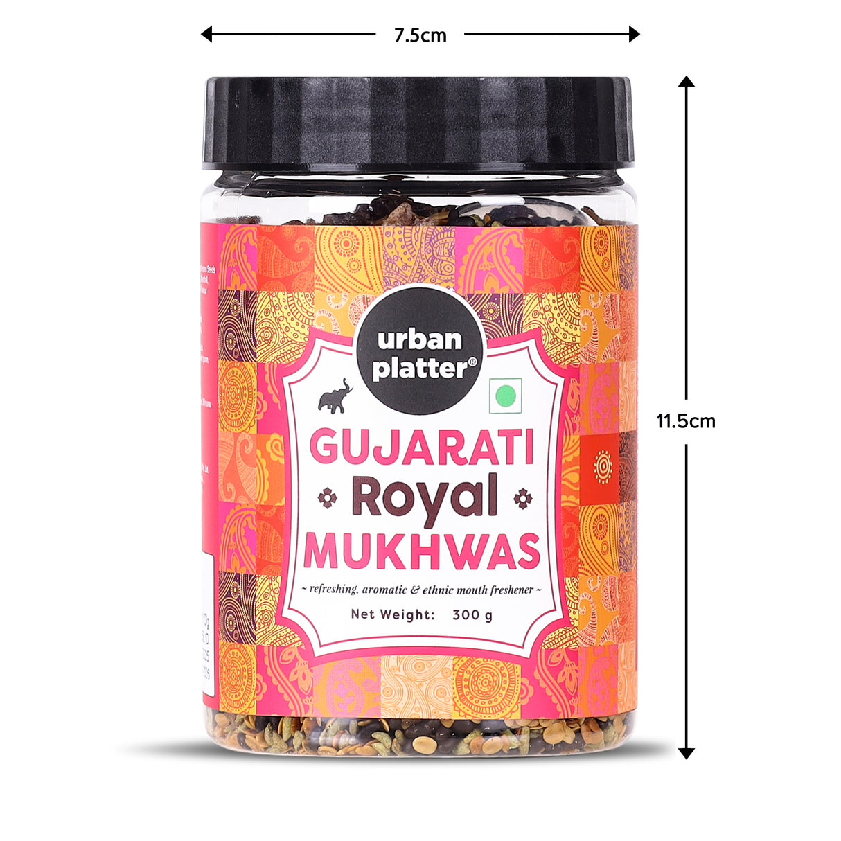Urban Platter Traditional Gujarati Royal Mukhwas, 300g (Mouth Freshener | Digestive | After-Meal Snack | Rich in Fibre)