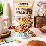 California Walnut Kernels, 250g (Shelled Halves, Rich in Omega-3 & Antioxidants, Heart-Healthy Snack)