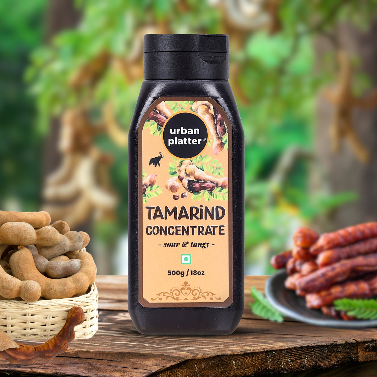Urban Platter Tamarind Concentrate, 500g (Instant Imli for Daily use, Sour and Tangy, Ideal for Chutneys, Sambar and Beverages)