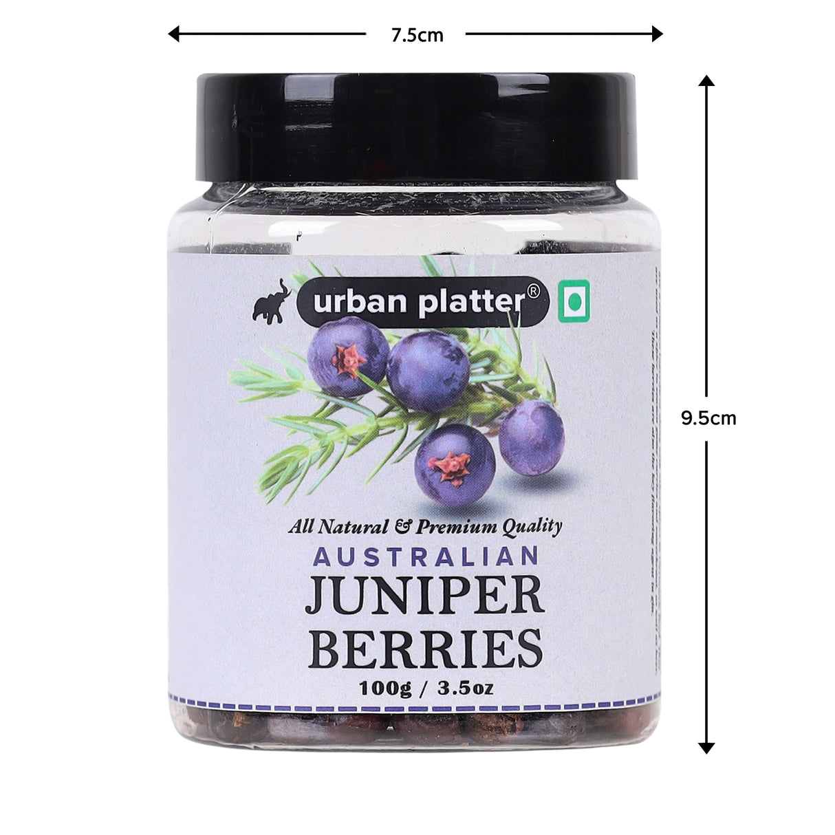 Urban Platter Juniper Berries, 100g / 3.5oz [Product of Australia, Aromatic & Flavourful]