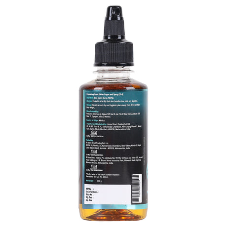 Urban Platter Mexican Blue Agave Syrup, 300g (Plant-Based Sweetener | Low Glycemic Index | Additive-Free)