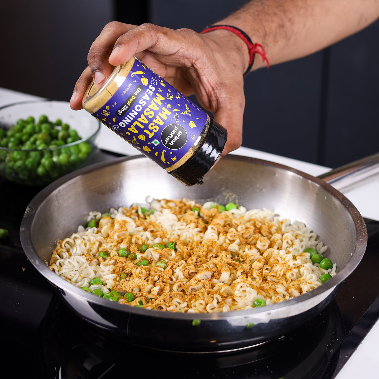 Urban Platter Mast Masala Seasoning, 80g (Classic Indian Masala Blend | Great for Fries, Popcorn, Makhanas & Salads)