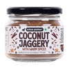 Coconut Jaggery With Warm Spices , 175g (Deep & Rich Sweetness | Warming & Comforting Spices | Use it in Coffees, Teas, Desserts)