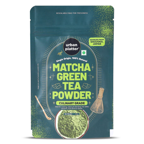 Urban Platter Japanese Culinary-grade Matcha Green Tea Powder (Sourced from Shizuoka, Japan | Stone-Ground)