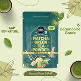 Urban Platter Japanese Ceremonial-grade Matcha Green Tea Powder, 20g (First-harvest leaves | Premium-grade | Stone-Ground | Antioxidant-rich)