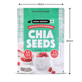 Urban Platter Black Chia Seeds, 1kg (Rich in Omega-3, Fibre & Protein | Superfood)