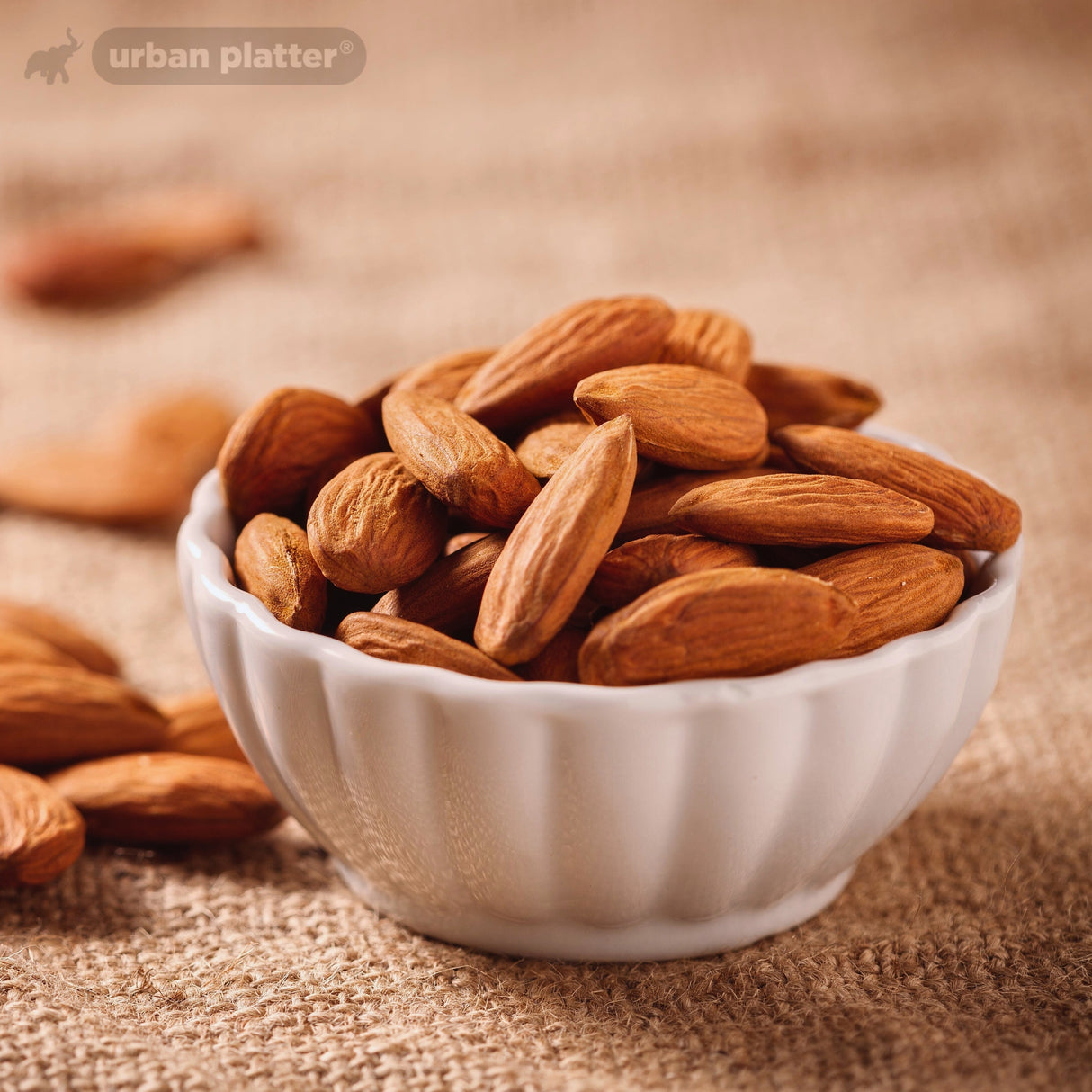 Urban Platter Mamra Almonds, 500g (Rich in Healthy Fats and Protein | Nutrient-Dense | Premium Almond Variety)