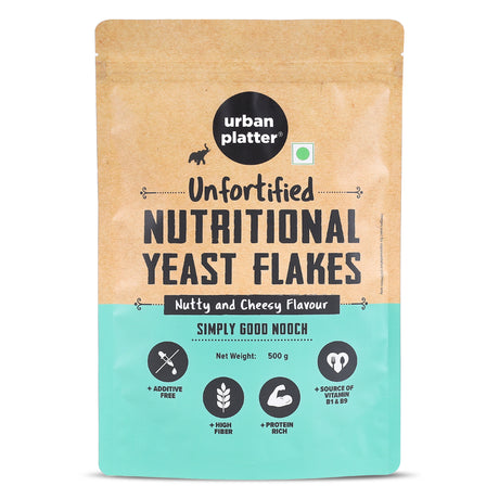 Urban Platter Nutritional Yeast Flakes (Unfortified | Plant Based | Nutty and Cheesy Flavour)