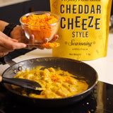 Cheddar Cheese Style Seasoning, 1 kg (Perfectly Plant-based | Ideal for Pop Corn, Fries, Pasta, and more | Super-Value pack)