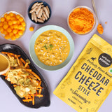 Cheddar Cheese Style Seasoning, 1 kg (Perfectly Plant-based | Ideal for Pop Corn, Fries, Pasta, and more | Super-Value pack)