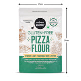 Urban Platter Gluten-Free Pizza Flour, 1kg [Professional Grade | Made with Rice, Millets & Tapioca | Soft, Stretchy Dough for Crispy & Chewy Crust]