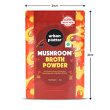 Urban Platter Mushroom Bouillon & Broth Powder, 1kg (Plant-Based | Instant Soup Base | MSG-free | Umami-Rich)