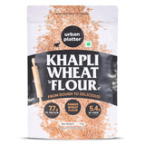 Khapli Wheat Flour, 1kg (Ancient Grain | High-Fibre & Low-Gluten | Stone-Ground & Wholesome Atta)