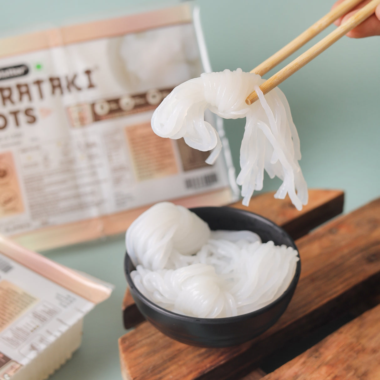 Urban Platter Shirataki Noodle Knots, 350g (Keto-Friendly | Low-Carb | Fat-Free | Gluten-Free | Ultra-Low Calorie | Ideal for Hot Pots and Stir-Fries)