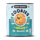 Urban Platter Millet Muesli Cookies, 90g (15g x 6N) (Made with Millets & Oats | Gluten-free | Refined Sugar-free | Preservative-free)