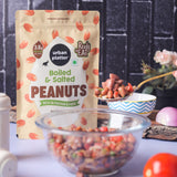 Urban Platter Boiled and Salted Peanuts, 300g (Ready-to-Eat | Nutritious & Protein Packed | Preservative Free  | Ideal for Chaats, Salads, Sancaking)