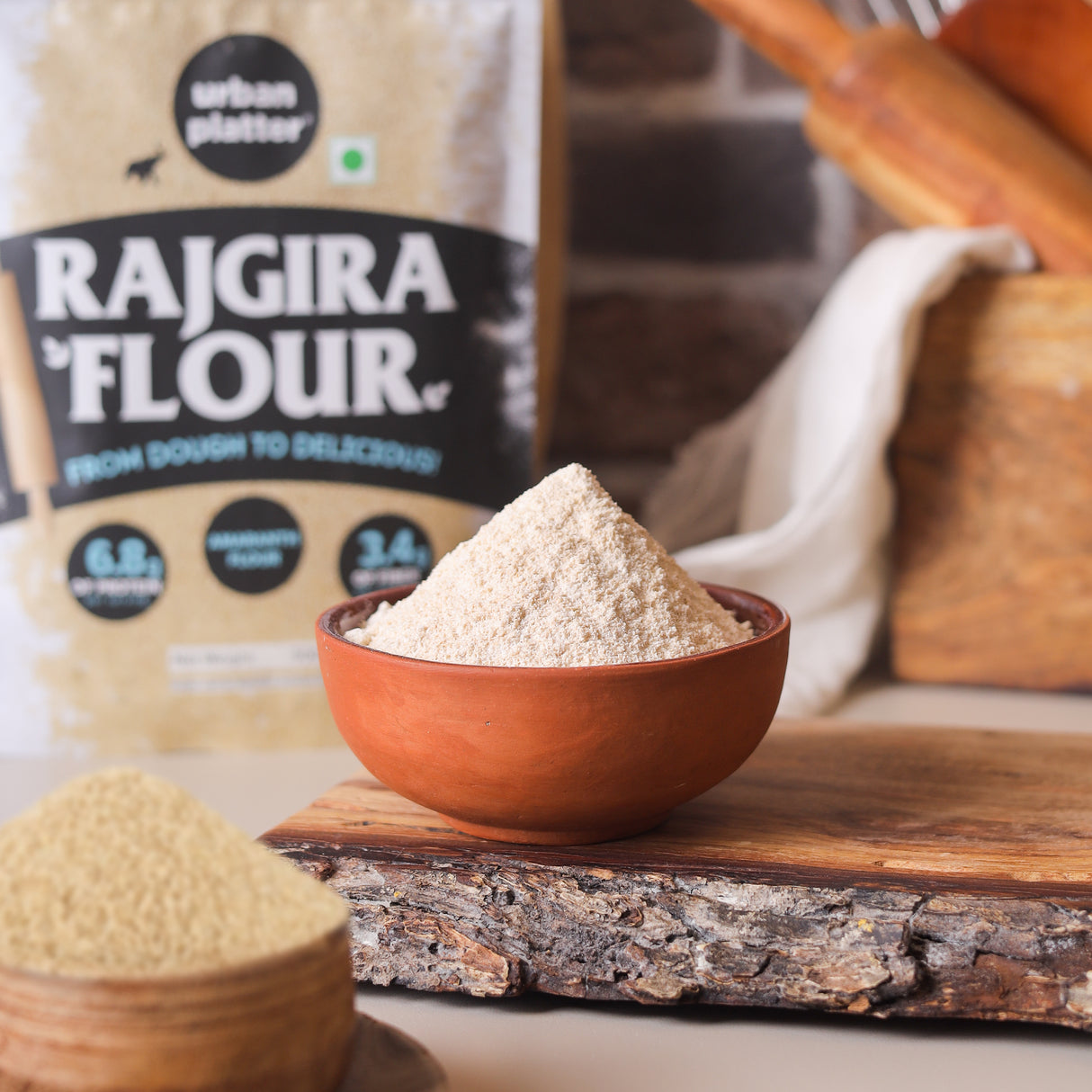 Urban Platter Rajgira Flour, 500g (Amaranth Flour | Ancient Supergrain | Good Source of Magnesium, Iron, Fiber)