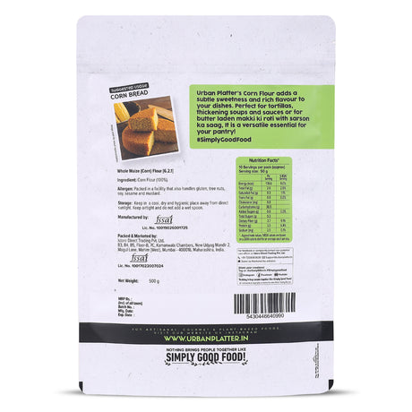 Urban Platter Golden Corn Flour, 500g (Stone-Ground Makka Atta | Naturally Gluten-Free | Made from Whole Corn) - product image 2