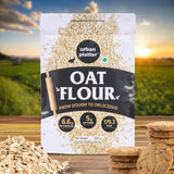 Urban Platter Oats Flour, 500g (Gluten-Free | Fiber-Rich | Ideal for Baking, Pancakes & Smoothies | Made from 100% Whole Oats)