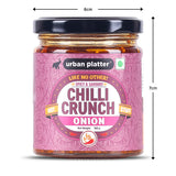 Onion Chilli Crunch, 180g (Spicy and Irresistibly Crunchy | Preservative-free | MSG-free)
