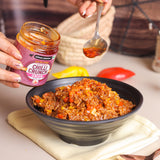 Onion Chilli Crunch, 180g (Spicy and Irresistibly Crunchy | Preservative-free | MSG-free)