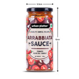 Arrabbiata Sauce, 390g (Plant Based | Preservative-free | Italian Inspired Sauce for Pasta, Pizza and More)