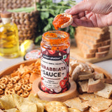 Arrabbiata Sauce, 390g (Plant Based | Preservative-free | Italian Inspired Sauce for Pasta, Pizza and More)