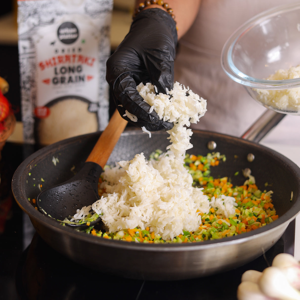 Urban Platter Dried Shirataki Rice, 200g (Konjac-Based | Just Soak and eat | Low-Calorie Rice Alternative | Keto-Friendly)