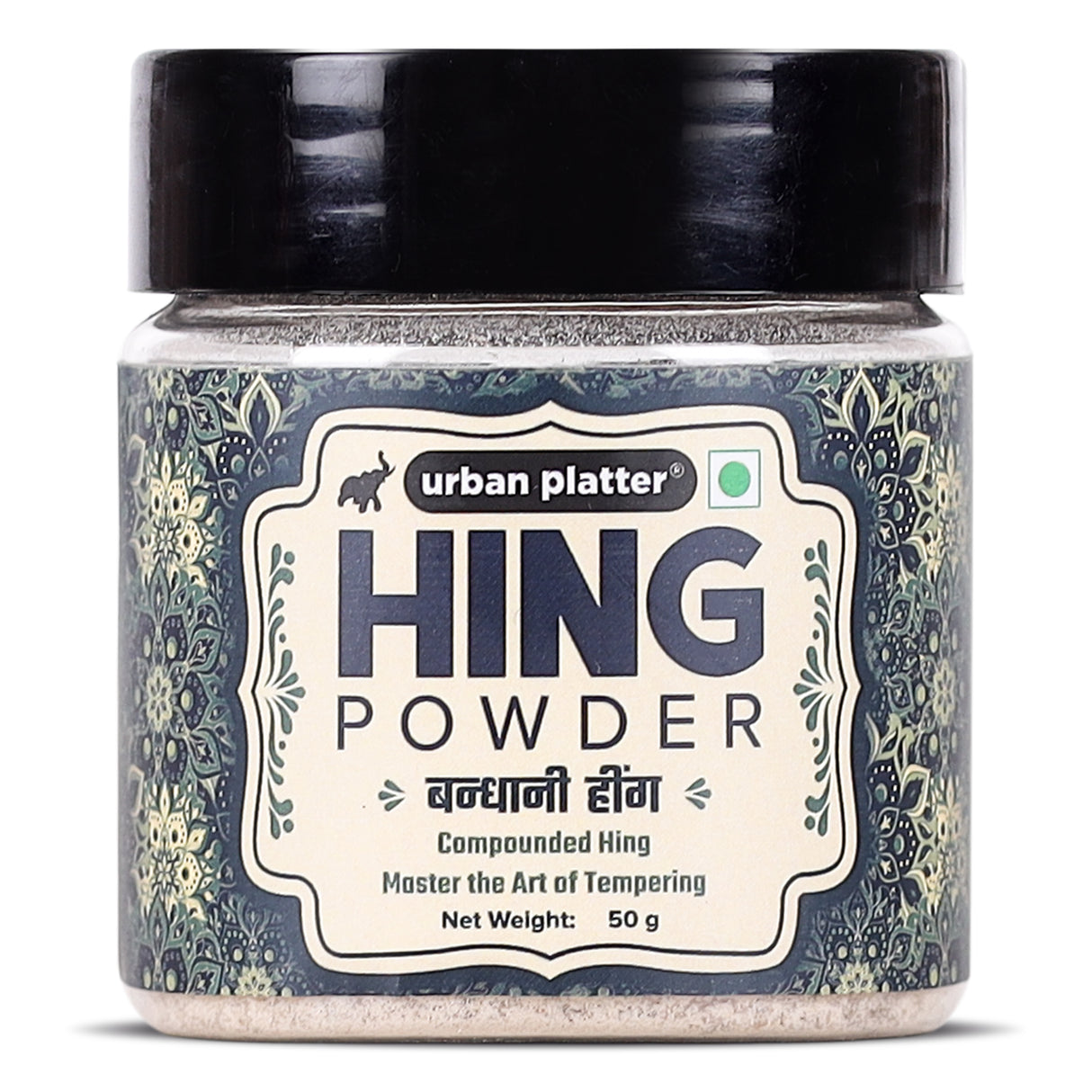 Urban Platter Hing Powder, 50g (Compounded Asafoetida Powder | Tempering Essential | Natural Digestive Aid |  Perfect for Daily Indian Cooking)