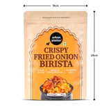 Urban Platter Crispy Fried Onion Birista, 400g (Fried in Sunflower Oil | No Added Salt | Preservative-Free | Ready to Use)