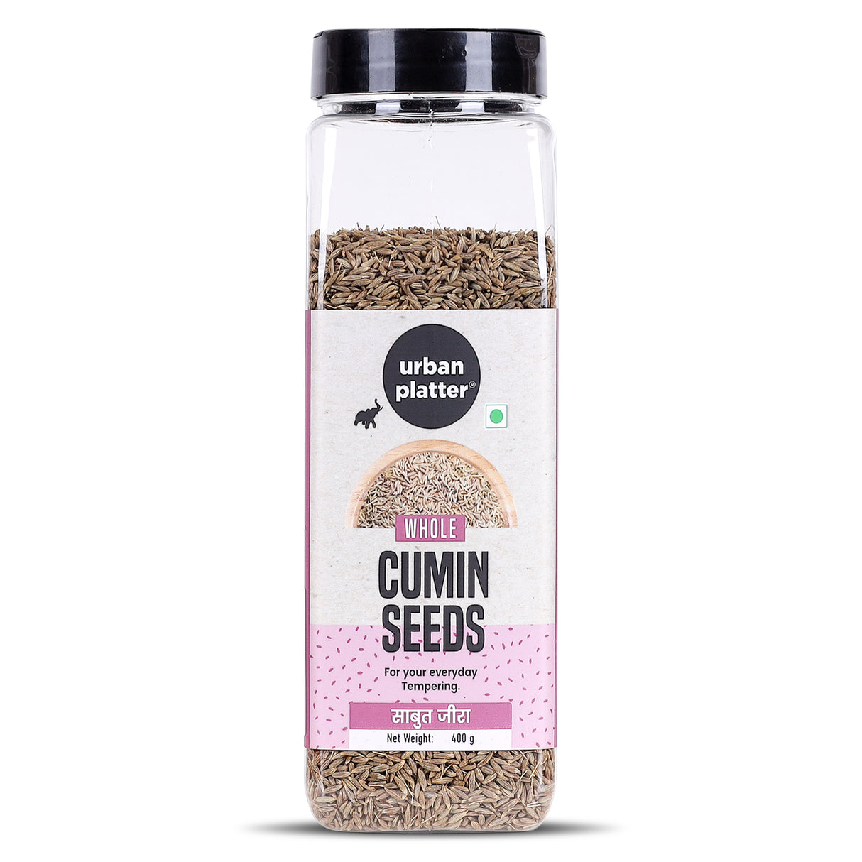 Urban Platter Whole Cumin seeds, 400g (Sabut Jeera | Whole spices | Everyday Use | Indian Khada Masala)