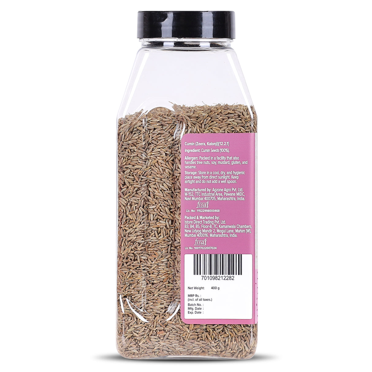 Urban Platter Whole Cumin seeds, 400g (Sabut Jeera | Whole spices | Everyday Use | Indian Khada Masala)