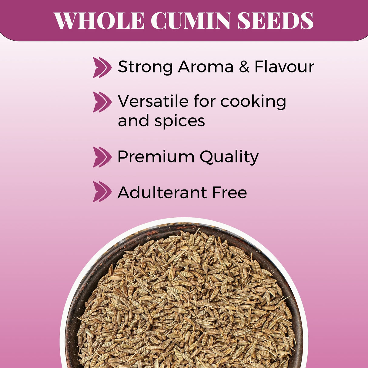 Urban Platter Whole Cumin seeds, 400g (Sabut Jeera | Whole spices | Everyday Use | Indian Khada Masala)