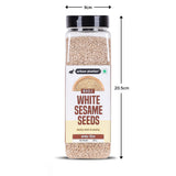 Urban Platter White Sesame (Safed Til) Seeds Shaker Jar, 600g