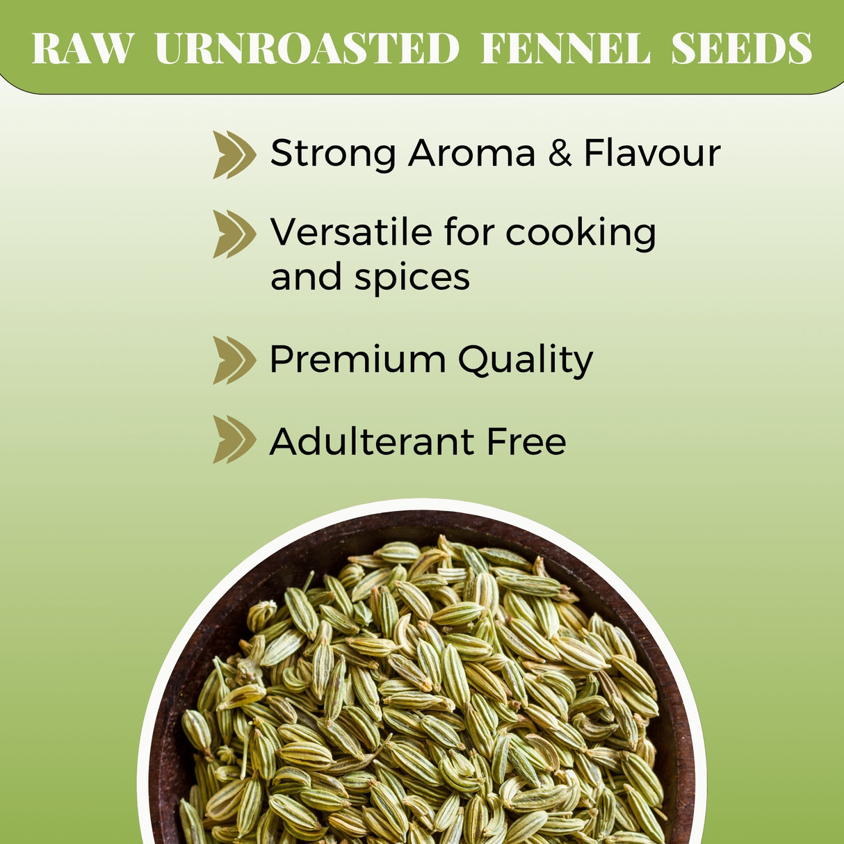 Urban Platter Raw Unroasted Fennel seeds, 80g (Saunf | Natural Coolant | Variyali | Post-Meal Digestive)