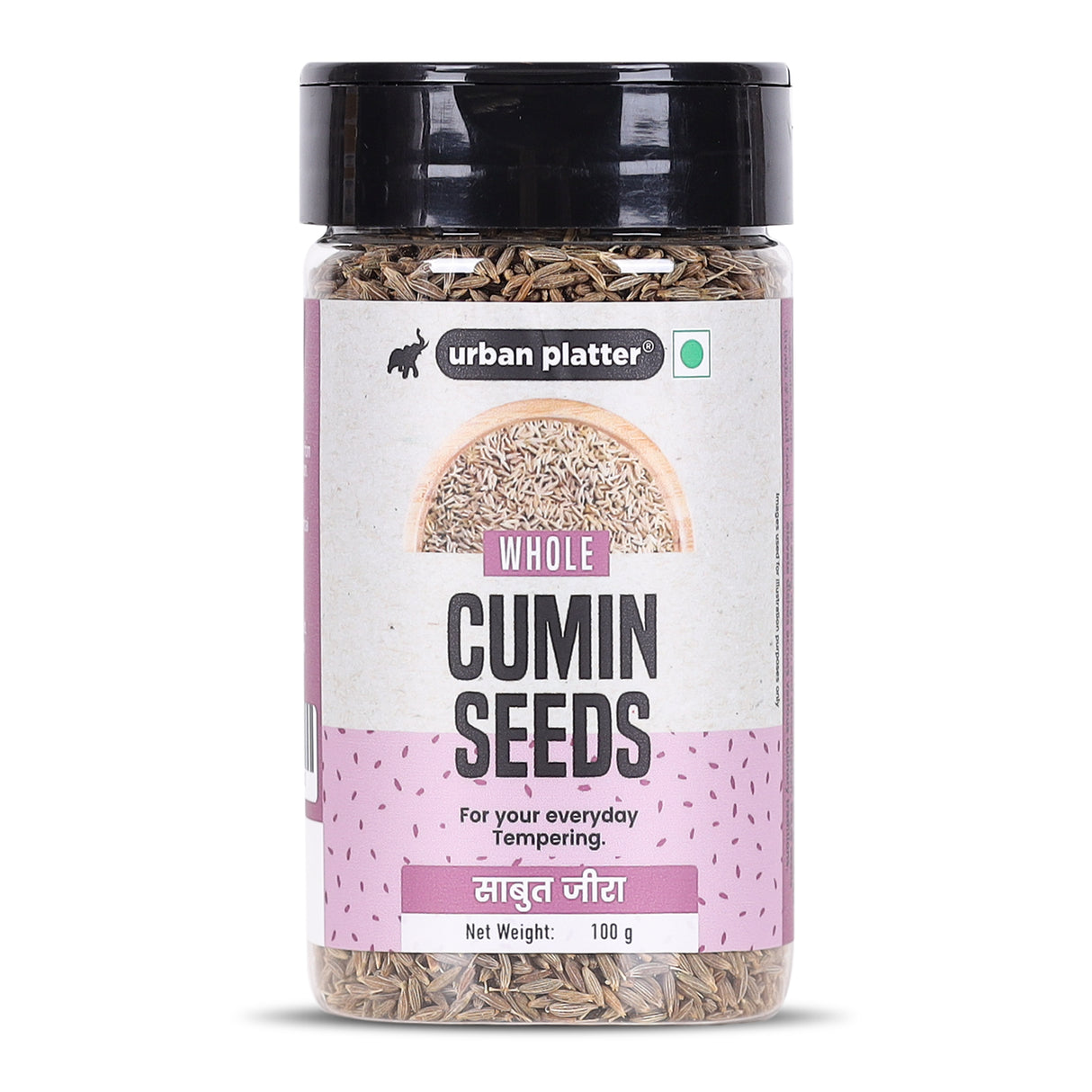 Urban Platter Whole Cumin seeds, 100g (Sabut Jeera | Natural Coolant | Everyday Tempering | Indian Khada Masala)