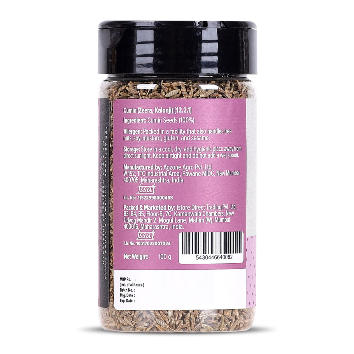 Urban Platter Whole Cumin seeds, 100g (Sabut Jeera | Natural Coolant | Everyday Tempering | Indian Khada Masala)