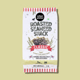 Urban Platter Roasted Seaweed Snack - Classic Sea Salt, 5g (Pack of 3, Ready to eat snack | Sugar Free | Crispy Umami Nori Chips)