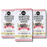Urban Platter Roasted Seaweed Snack - Classic Sea Salt, 5g (Pack of 3, Ready to eat snack | Sugar Free | Crispy Umami Nori Chips)