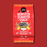 Urban Platter Roasted Seaweed Snack - Kimchi, 5g (Pack of 3, Ready to eat snack | Crispy Umami Nori Chips | Spicy Kimchi Flavour)