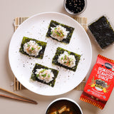 Urban Platter Roasted Seaweed Snack - Kimchi, 5g (Pack of 3, Ready to eat snack | Crispy Umami Nori Chips | Spicy Kimchi Flavour)