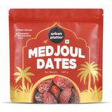Urban Platter Medium Medjoul Dates, 500g (Hand-Sorted | Moist & Caramelly Texture | Perfect for Snacking & Gifting)