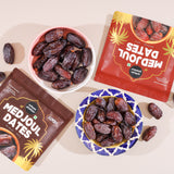 Medium Medjoul Dates, 500g (Hand-Sorted | Moist & Caramelly Texture | Perfect for Snacking & Gifting)