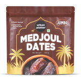 Urban Platter Jumbo Medjoul Dates, 500g (Hand-Sorted | Large-Sized & Succulent | Ideal for Premium Snacking & Festive Gifting)